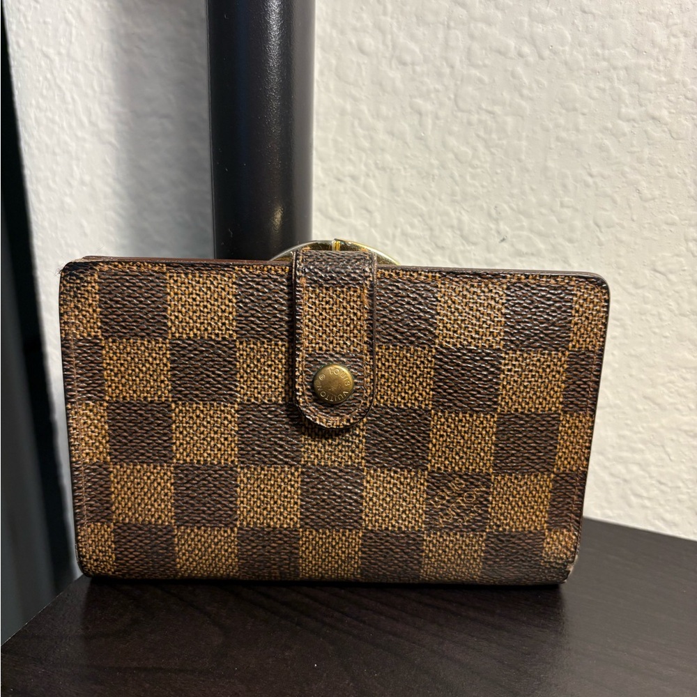 Louis Vuitton Damier wallet.